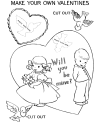 Printable Valentine Day coloring