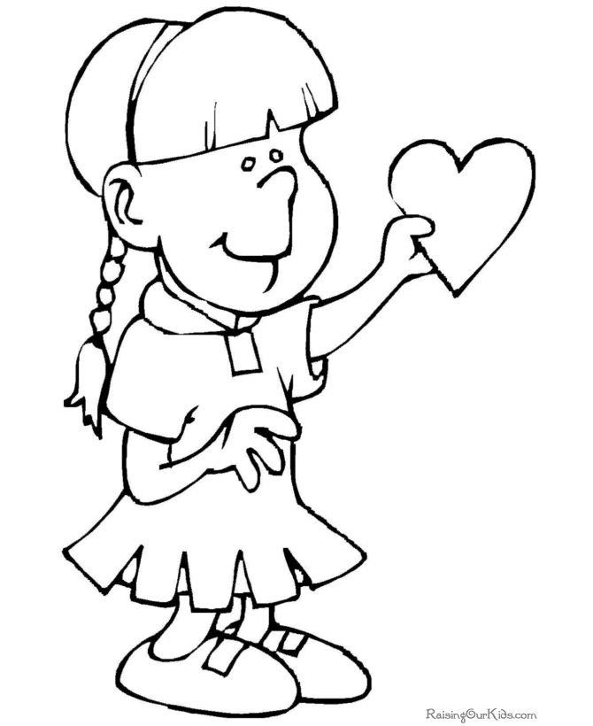 saint valentine. Saint Valentine coloring page