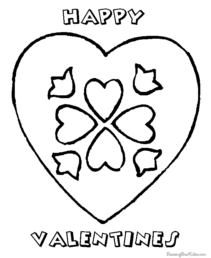 valentine hearts coloring pages. Coloring pages of hearts for