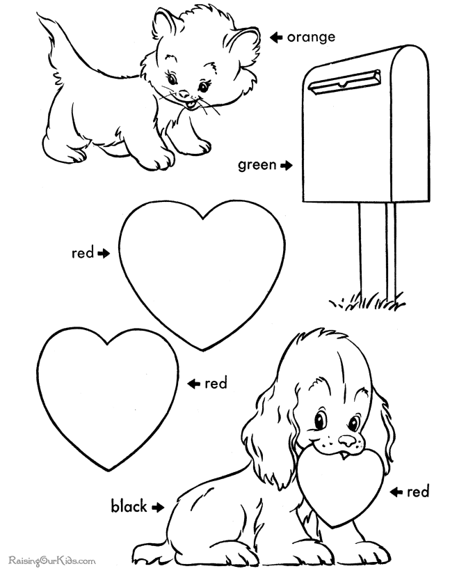 Printable Valentine Coloring Pages. printable valentine coloring