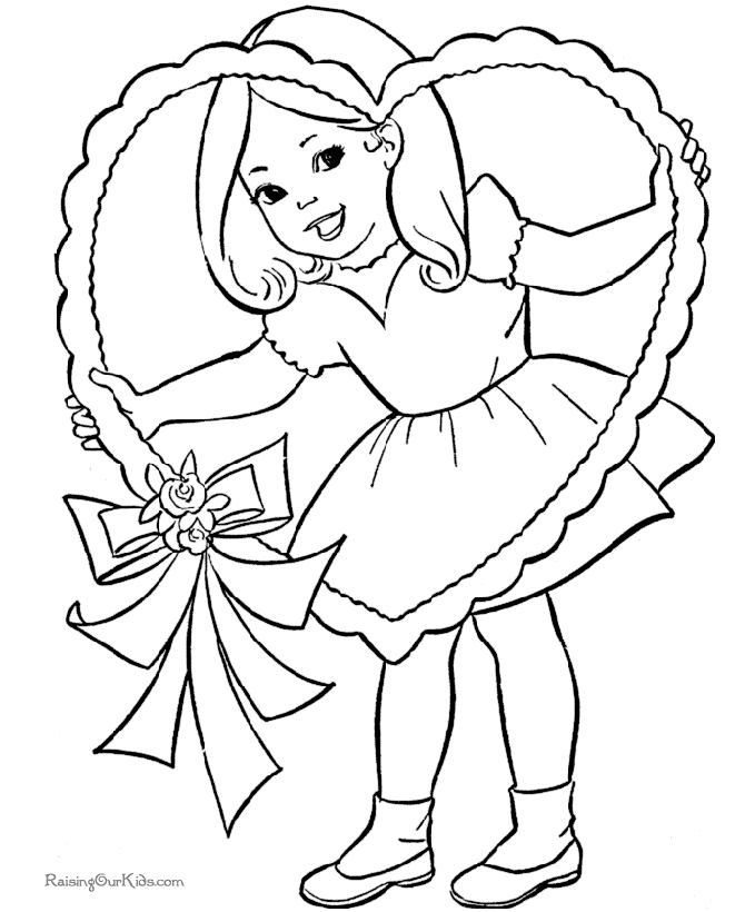 coloring pages of hearts and roses. Roses heart coloring p