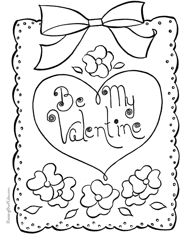 valentine coloring pages to color online - photo #25