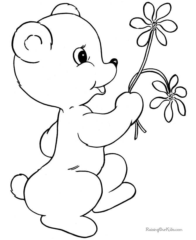 pre school valentine coloring pages - photo #6